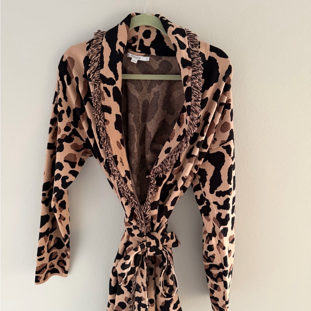 Chico's Animal Print Women's Robe